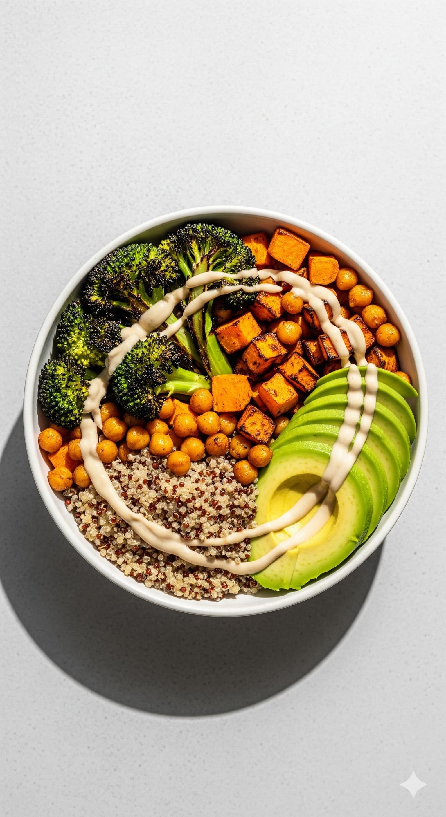 A simple budget-friendly meal bowl made from a few ingredients